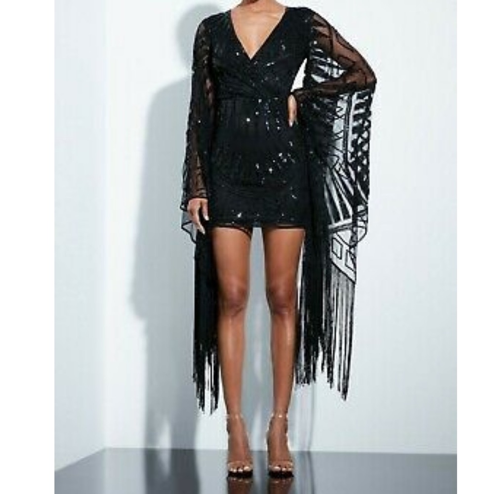 Missguided peace & Love kimono embellished fringe